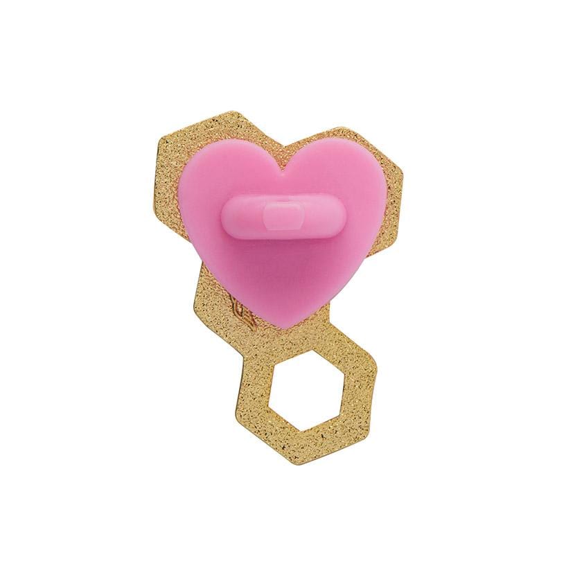Erstwilder Happy Honeycomb Enamel Pin EP0003-6065