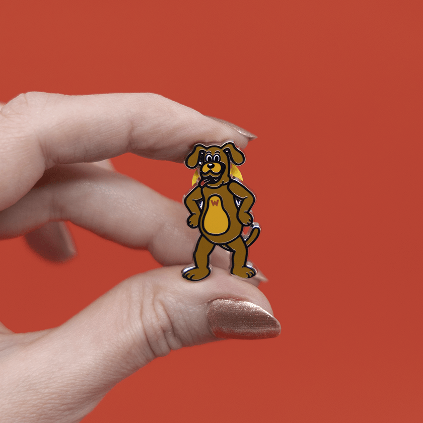 Erstwilder Wags the Dog Enamel Pin EP0192-9000