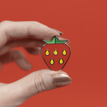 Erstwilder Fruit Salad Strawberry Enamel Pin EP0195-1000