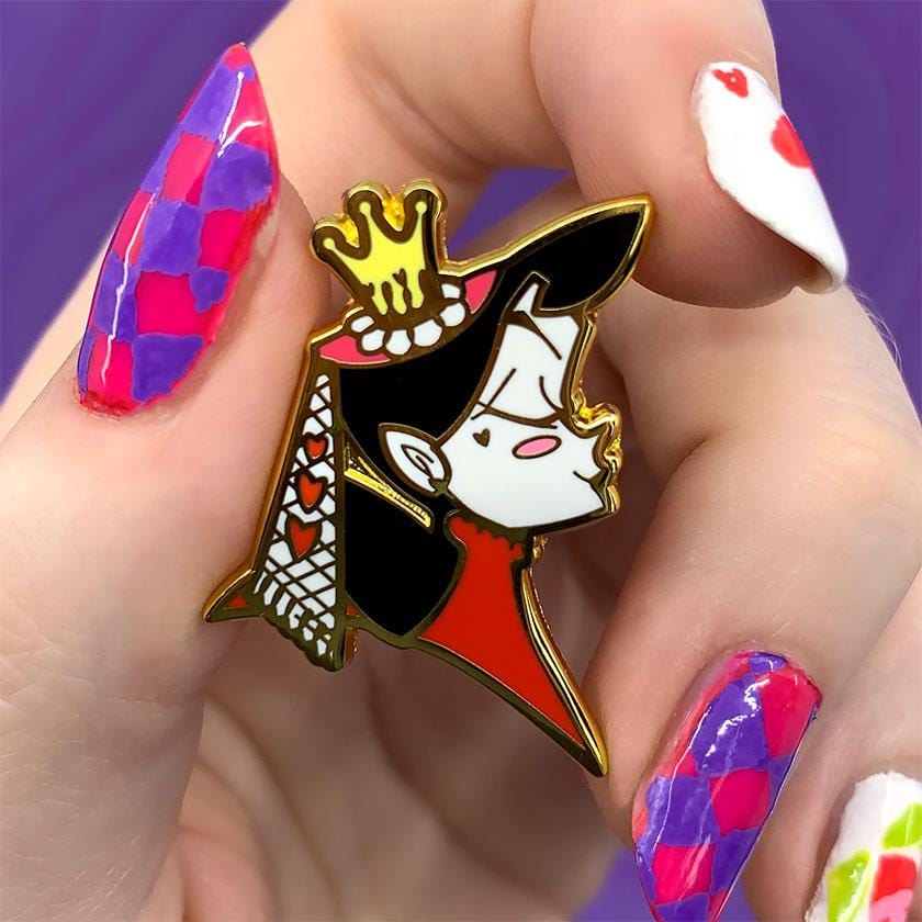 Erstwilder Queen of Hearts Enamel Pin EP0219-1000