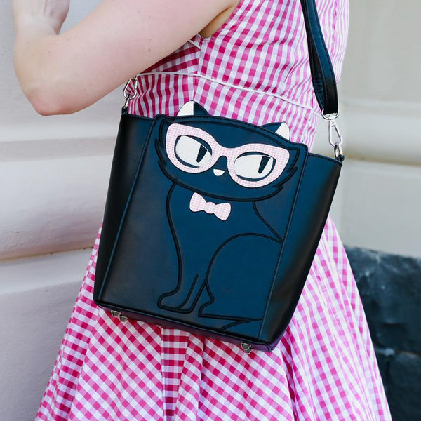 Erstwilder Elissa the Indie Cat Tote Bag BA0008-7023