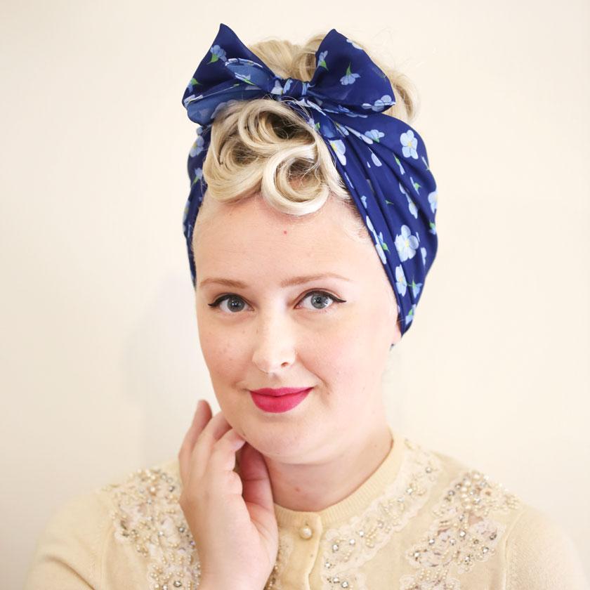 Erstwilder Don't You Forget About Me Head Scarf SC0019-3130