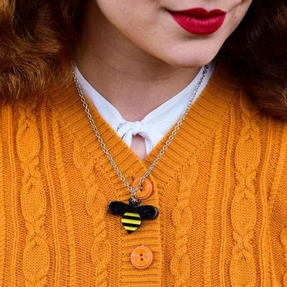 Erstwilder Babette Bee Pendant Necklace N7138-7060