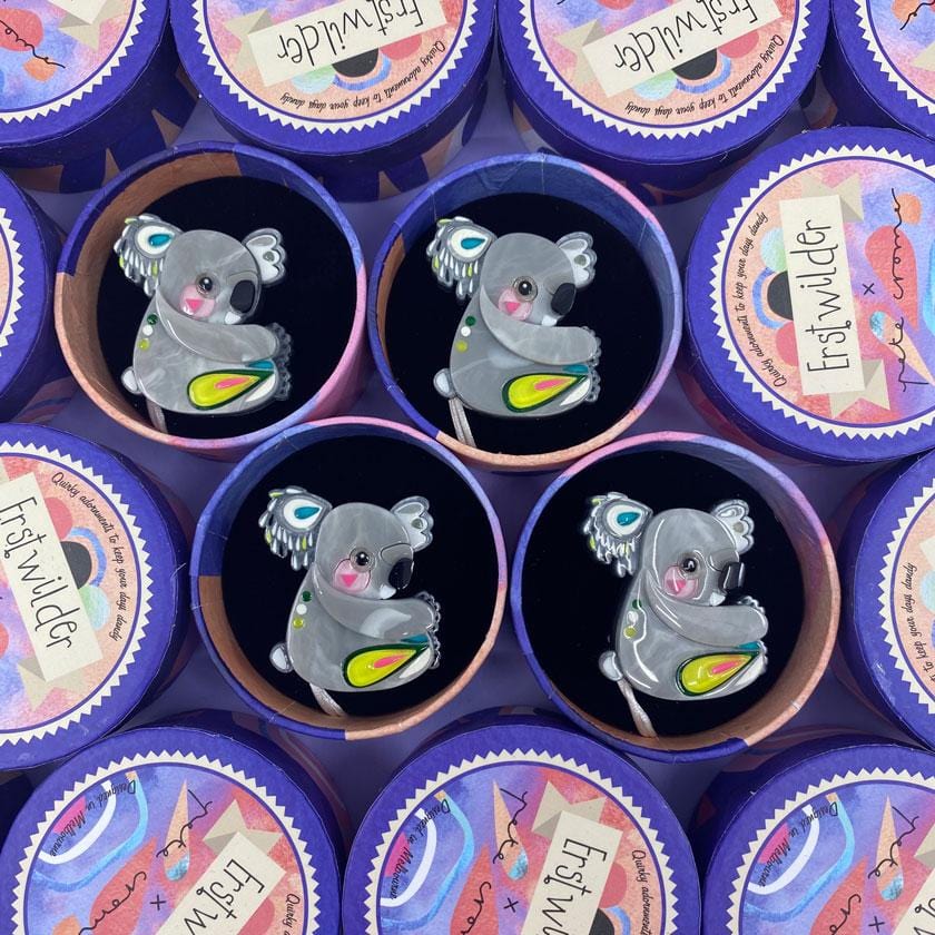 Erstwilder The Kuddly Koala Mini Brooch BH7147-7100