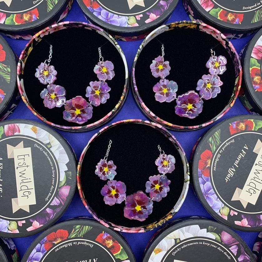 Erstwilder Purple Prose Necklace N7199-5000