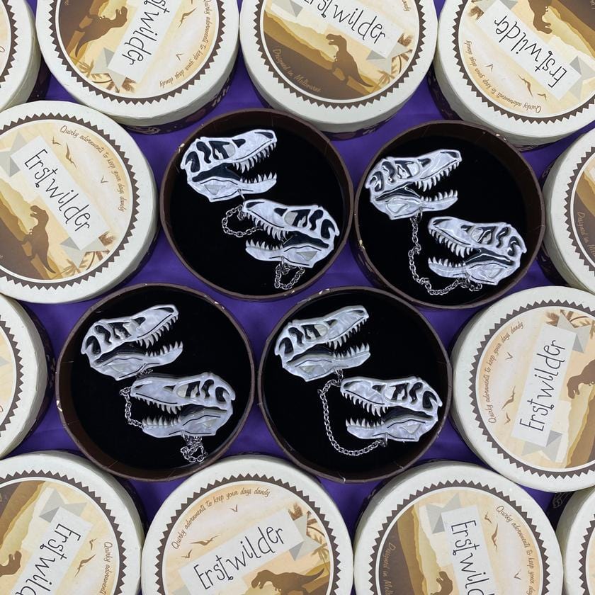 Erstwilder - Dinosauria_A Bad to the Bone Cardigan Clips BH7234-8470