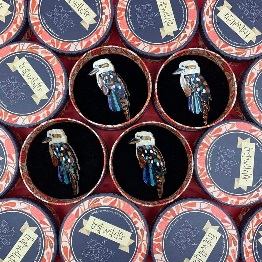 Erstwilder Gumtree Royalty Brooch BH7268-0200