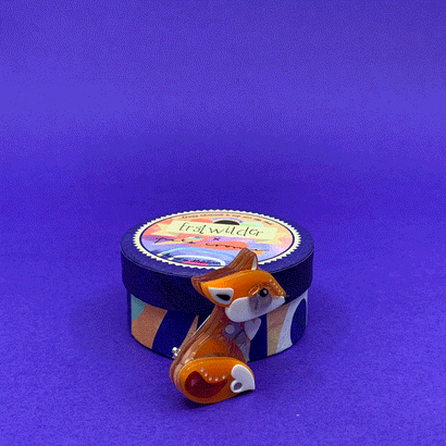 Erstwilder The Footloose Fox Mini Brooch BH7148-6101