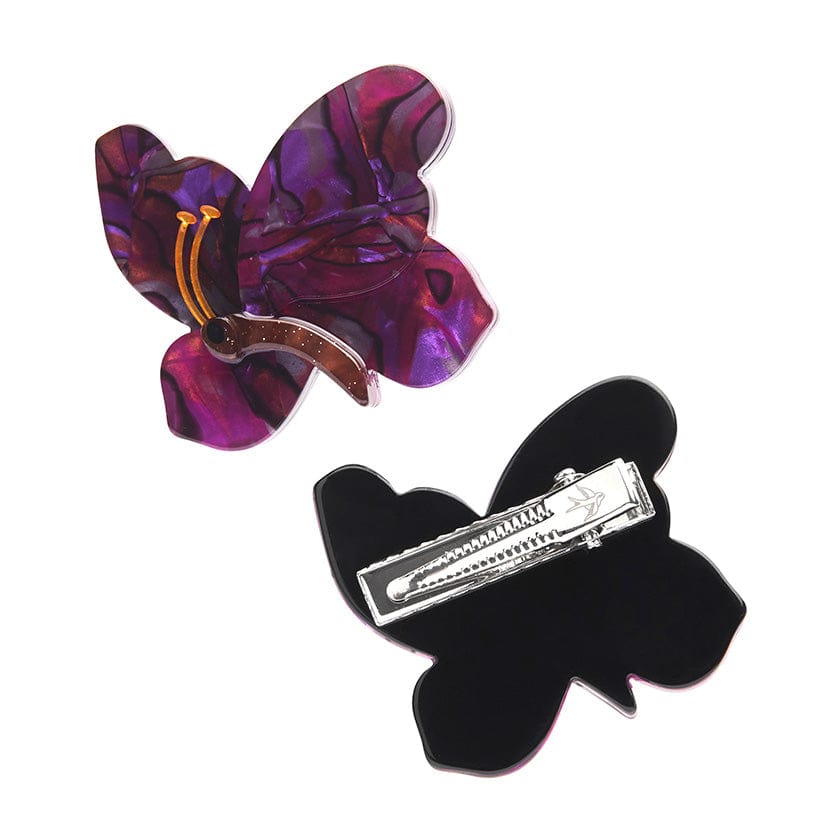 Child of the Air Hair Clips Set - 2 Piece  -  Erstwilder  -  Quirky Resin and Enamel Accessories