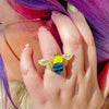 To Bee or Not to Bee Statement Ring