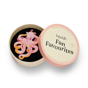 Octopode's Abode Brooch  -  Erstwilder  -  Quirky Resin and Enamel Accessories