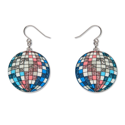 Saturday Night Fever Drop Earrings  -  Erstwilder  -  Quirky Resin and Enamel Accessories