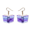 Story Book Drop Earrings - Lavender