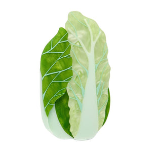 Cabbage Patch Brooch  -  Erstwilder  -  Quirky Resin and Enamel Accessories