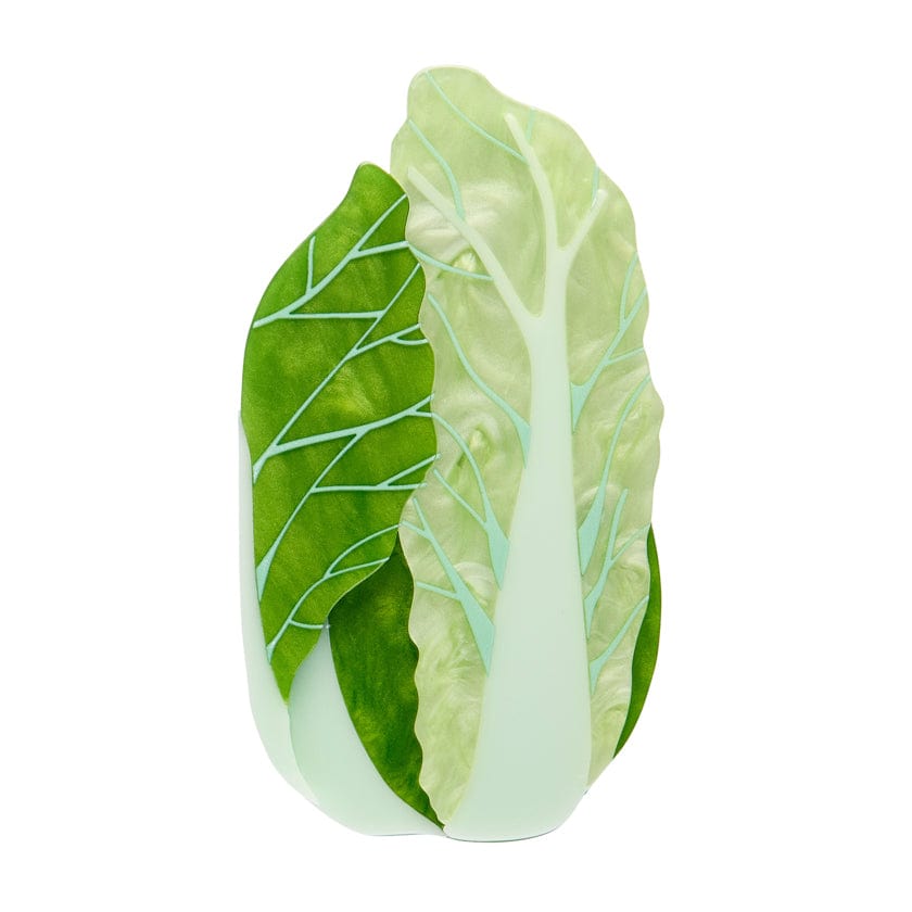 Cabbage Patch Brooch  -  Erstwilder  -  Quirky Resin and Enamel Accessories