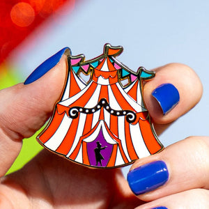 The Big Top Enamel Pin  -  Erstwilder  -  Quirky Resin and Enamel Accessories