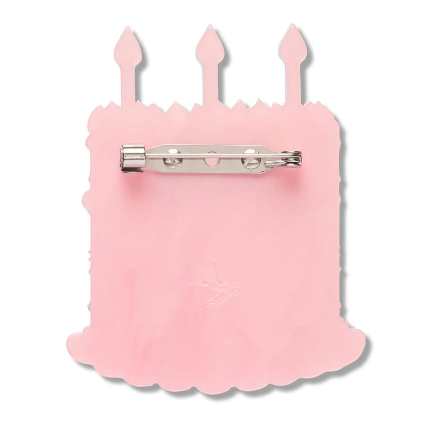 Hip Hip Hooray Brooch  -  Erstwilder  -  Quirky Resin and Enamel Accessories