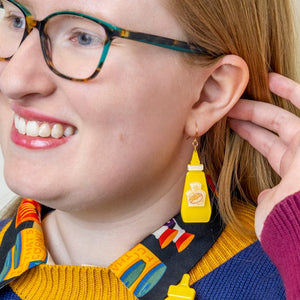 Let's Get Squeezy Drop Earrings  -  Erstwilder  -  Quirky Resin and Enamel Accessories