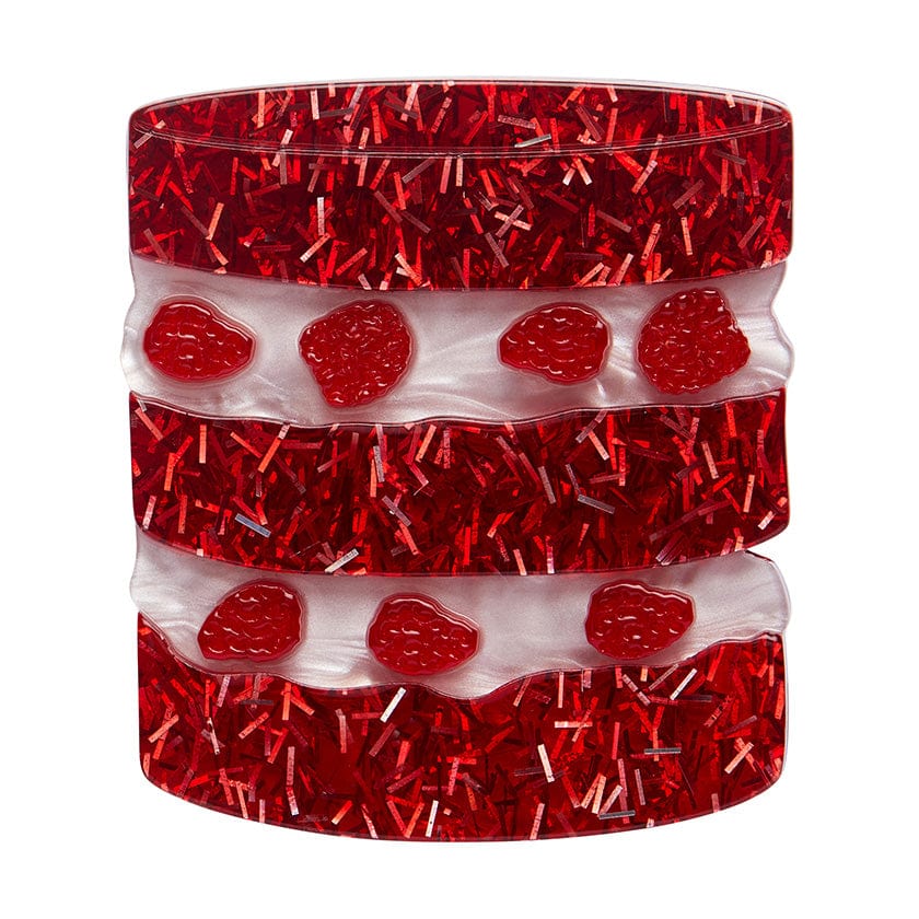 Glamington Cake Brooch (IMPERFECT)  -  Erstwilder  -  Quirky Resin and Enamel Accessories