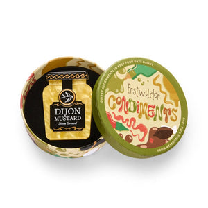 The Dijon Effect Brooch  -  Erstwilder  -  Quirky Resin and Enamel Accessories