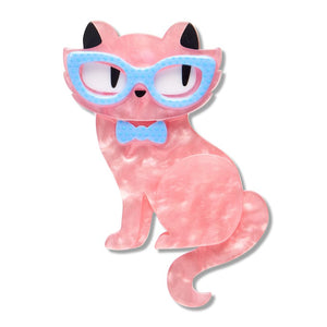 Elissa the Indie Cat Brooch  -  Erstwilder  -  Quirky Resin and Enamel Accessories