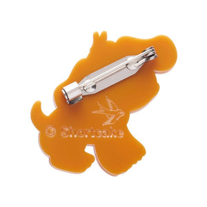 Pupcake Mini Brooch  -  Erstwilder  -  Quirky Resin and Enamel Accessories