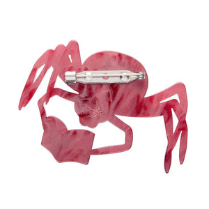 Ari the Spider Brooch  -  Erstwilder  -  Quirky Resin and Enamel Accessories