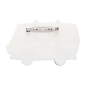 The Mystery Machine Brooch  -  Erstwilder  -  Quirky Resin and Enamel Accessories