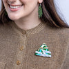Sacred Ascent Brooch  -  Erstwilder  -  Quirky Resin and Enamel Accessories