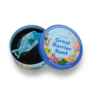 Maori Wrasse Brooch  -  Erstwilder  -  Quirky Resin and Enamel Accessories