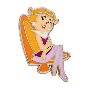 Jane Jetson Enamel Pin  -  Erstwilder  -  Quirky Resin and Enamel Accessories