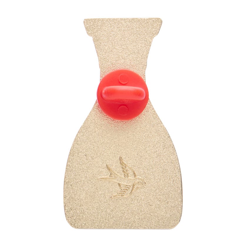 The Joy of Soy Enamel Pin  -  Erstwilder  -  Quirky Resin and Enamel Accessories