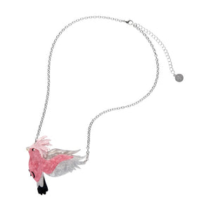 Gertie the Galah Necklace  -  Erstwilder  -  Quirky Resin and Enamel Accessories
