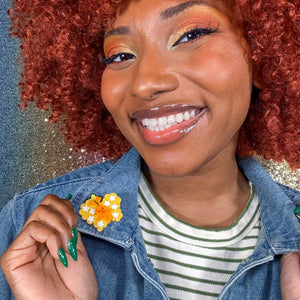 Marmalade Mini Brooch  -  Erstwilder  -  Quirky Resin and Enamel Accessories