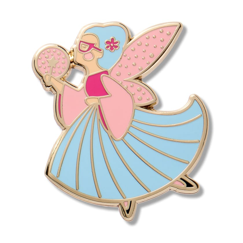 Magical Makeover Enamel Pin  -  Erstwilder  -  Quirky Resin and Enamel Accessories