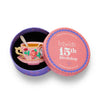 Fancy a Cuppa Brooch  -  Erstwilder  -  Quirky Resin and Enamel Accessories