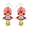 Sweet Strawberry Shortcake Drop Earrings  -  Erstwilder  -  Quirky Resin and Enamel Accessories