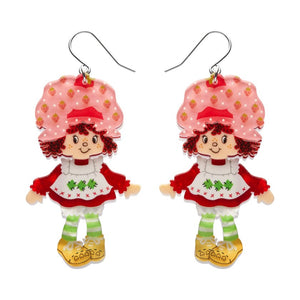 Sweet Strawberry Shortcake Drop Earrings  -  Erstwilder  -  Quirky Resin and Enamel Accessories