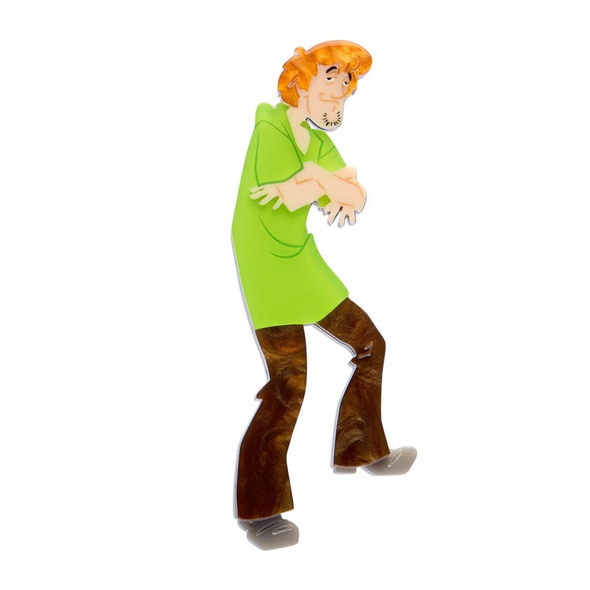 Shaggy Rogers Brooch  -  Erstwilder  -  Quirky Resin and Enamel Accessories