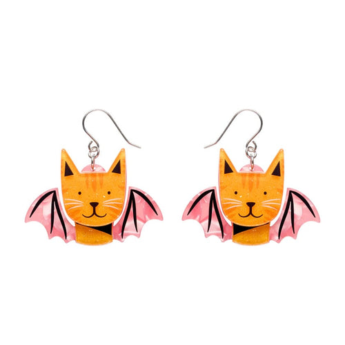 Winged Kitty Drop Earrings – Erstwilder