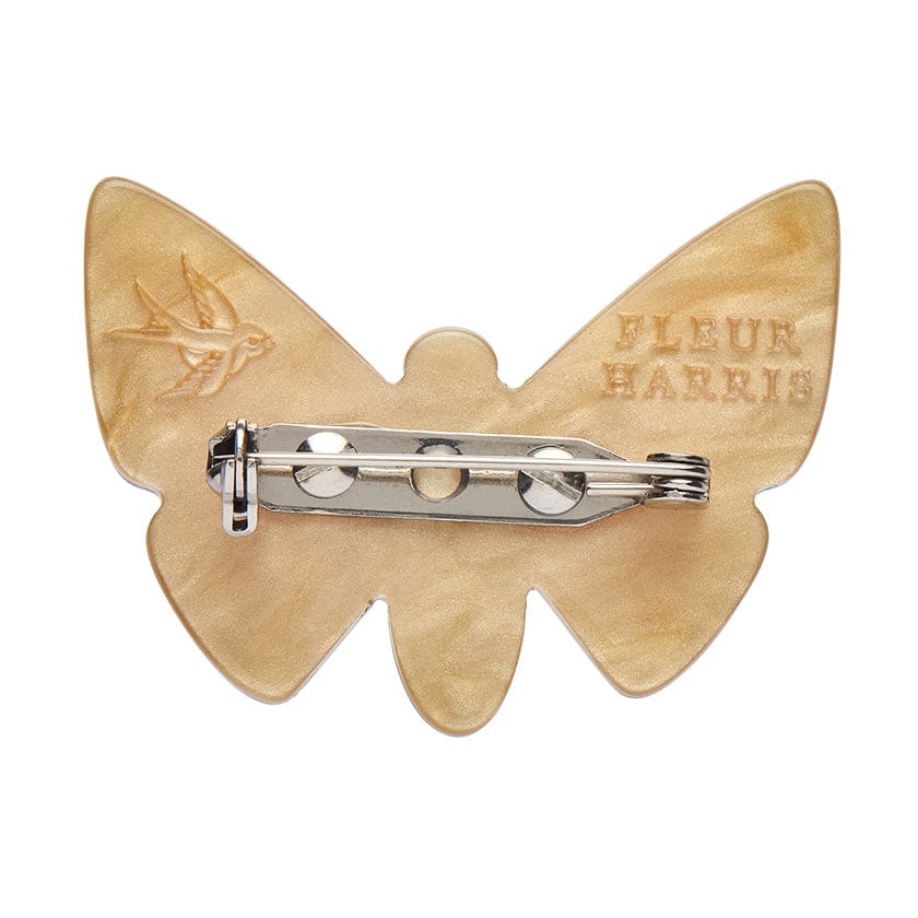 Forest Moth Mini Brooch (IMPERFECT)  -  Erstwilder  -  Quirky Resin and Enamel Accessories