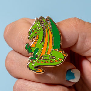 Impressive Scale Enamel Pin  -  Erstwilder  -  Quirky Resin and Enamel Accessories
