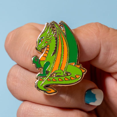 Impressive Scale Enamel Pin  -  Erstwilder  -  Quirky Resin and Enamel Accessories