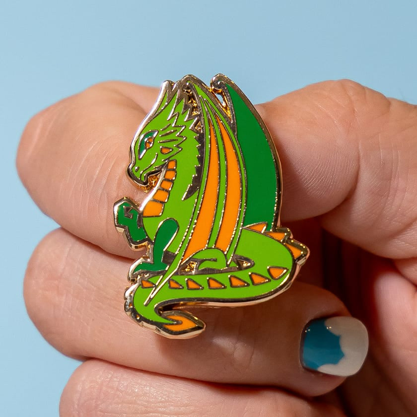 Impressive Scale Enamel Pin  -  Erstwilder  -  Quirky Resin and Enamel Accessories