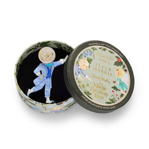 Moonface Brooch  -  Erstwilder  -  Quirky Resin and Enamel Accessories