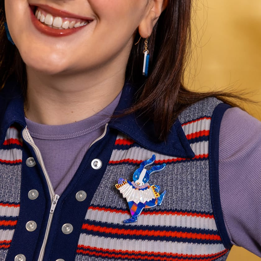 Winston Brooch  -  Erstwilder  -  Quirky Resin and Enamel Accessories