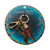 Matjumpa Ritjinguthinha Enamel Key Ring  -  Erstwilder  -  Quirky Resin and Enamel Accessories