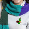 Rouge ou Blanc? Brooch