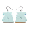 Words of the Wise Drop Earrings  -  Erstwilder  -  Quirky Resin and Enamel Accessories