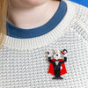 Presto Cottontail Brooch  -  Erstwilder  -  Quirky Resin and Enamel Accessories